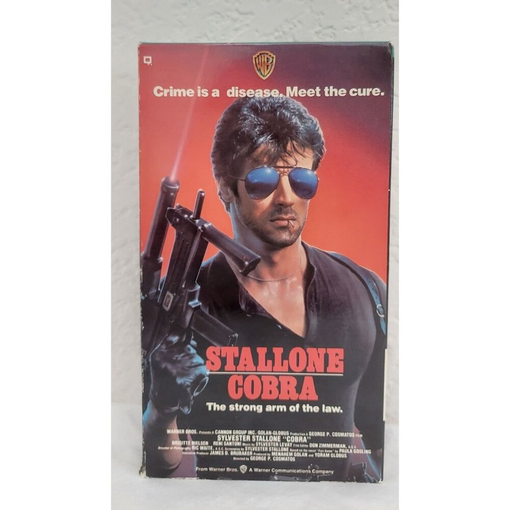 Cobra (VHS 1997) Sylvester Stallone, Brigitte Nielson, Reni Santoni Action Movie